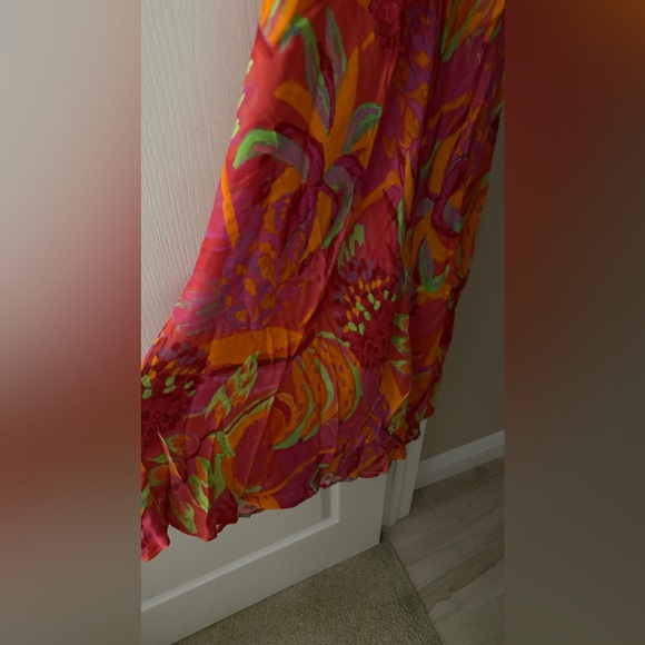 Farm Rio fruit brush cutout midi dress NWT - Picture 7 of 10